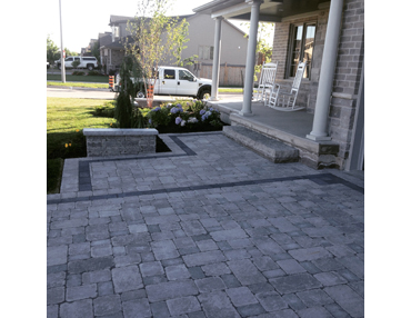 front entrance pathway stone dunnville niagara hamilton burlington st anns